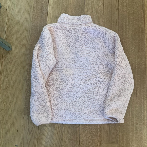 Ivory Ella Teddy Fleece pullover zip Womens Size XS light pink - Picture 3 of 4